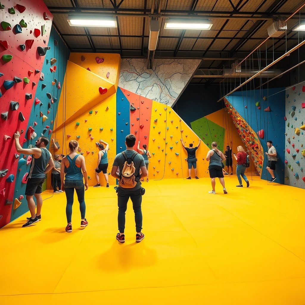 Introductory climbing session